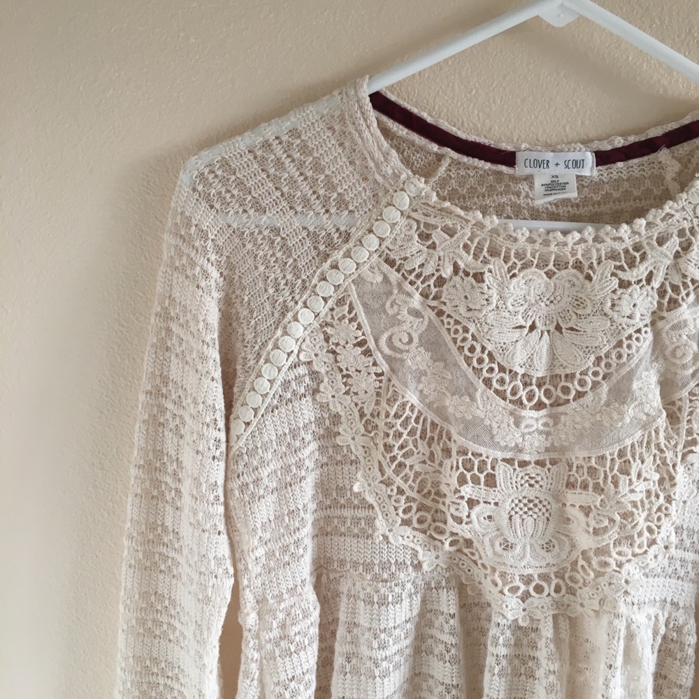 Ivory Lace Top